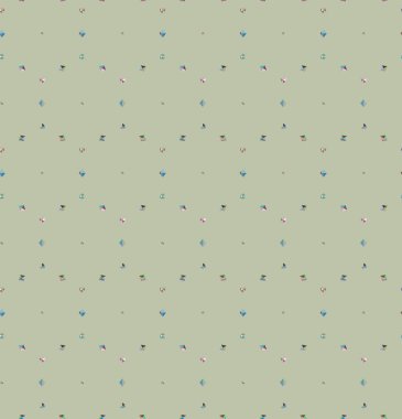 soyut kaleydoskop kumaş dikişsiz arkaplan, vektör illüstrasyonu 