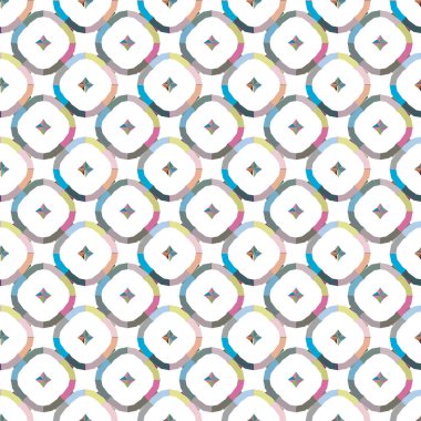 soyut kaleydoskop kumaş dikişsiz arkaplan, vektör illüstrasyonu 