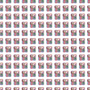 soyut kaleydoskop kumaş dikişsiz arkaplan, vektör illüstrasyonu 