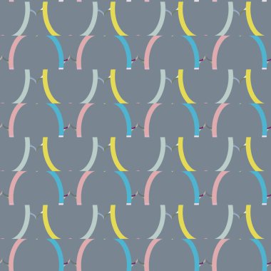 soyut kaleydoskop kumaş dikişsiz arkaplan, vektör illüstrasyonu 