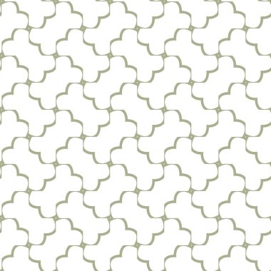 Geometrik şekilli kusursuz desen, vektör illüstrasyonu