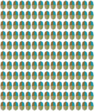 Geometrik şekilli kusursuz desen, vektör illüstrasyonu