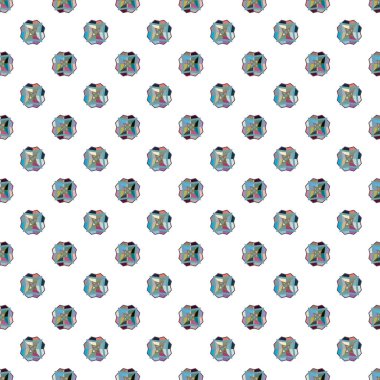 soyut kaleydoskop kumaş dikişsiz arkaplan, vektör illüstrasyonu 