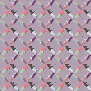 soyut kaleydoskop kumaş dikişsiz arkaplan, vektör illüstrasyonu 