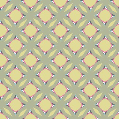 soyut kaleydoskop kumaş dikişsiz arkaplan, vektör illüstrasyonu 