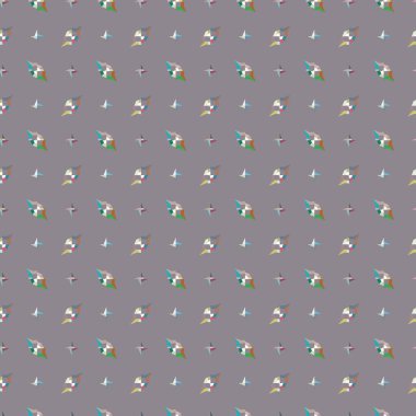 soyut kaleydoskop kumaş dikişsiz arkaplan, vektör illüstrasyonu 