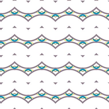 soyut kaleydoskop kumaş dikişsiz arkaplan, vektör illüstrasyonu 