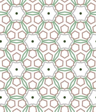 soyut kaleydoskop kumaş dikişsiz arkaplan, vektör illüstrasyonu 