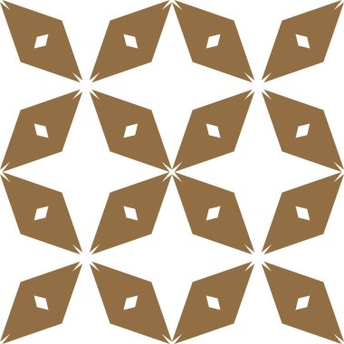 Geometrik şekilli kusursuz desen, vektör illüstrasyonu