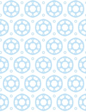 Geometrik şekilli kusursuz desen, vektör illüstrasyonu