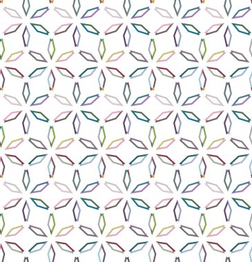 soyut kaleydoskop kumaş dikişsiz arkaplan, vektör illüstrasyonu 