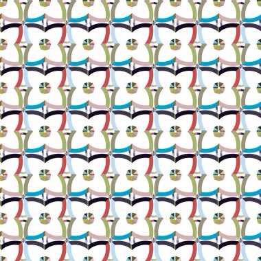 soyut kaleydoskop kumaş dikişsiz arkaplan, vektör illüstrasyonu 