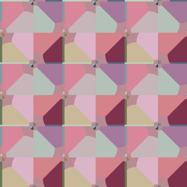 soyut kaleydoskop kumaş dikişsiz arkaplan, vektör illüstrasyonu 