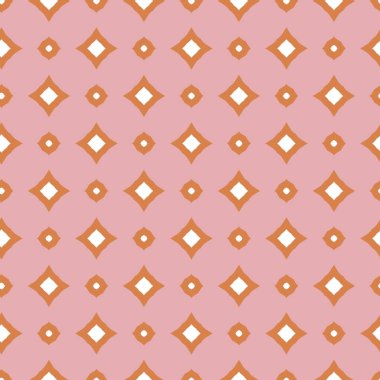 Geometrik şekilli kusursuz desen, vektör illüstrasyonu