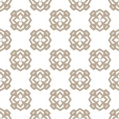 Geometrik şekilli kusursuz desen, vektör illüstrasyonu