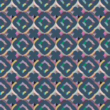 soyut kaleydoskop kumaş dikişsiz arkaplan, vektör illüstrasyonu 