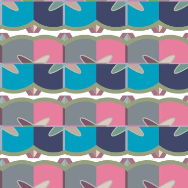 soyut kaleydoskop kumaş dikişsiz arkaplan, vektör illüstrasyonu 