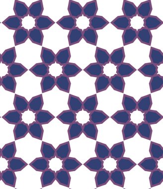 Geometrik şekilli kusursuz desen, vektör illüstrasyonu