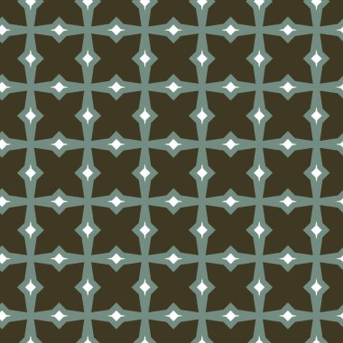 Geometrik şekilli kusursuz desen, vektör illüstrasyonu