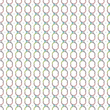 Geometrik şekilli kusursuz desen, vektör illüstrasyonu