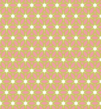 Geometrik şekilli kusursuz desen, vektör illüstrasyonu