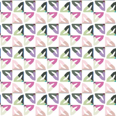 soyut kaleydoskop kumaş dikişsiz arkaplan, vektör illüstrasyonu 