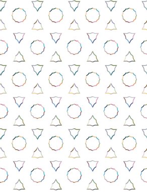 soyut kaleydoskop kumaş dikişsiz arkaplan, vektör illüstrasyonu 