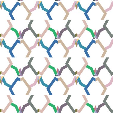 soyut kaleydoskop kumaş dikişsiz arkaplan, vektör illüstrasyonu 