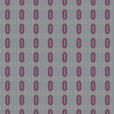 Geometrik şekilli kusursuz desen, vektör illüstrasyonu