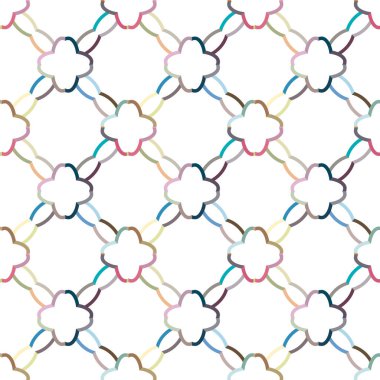 soyut kaleydoskop kumaş dikişsiz arkaplan, vektör illüstrasyonu 