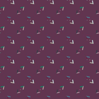 soyut kaleydoskop kumaş dikişsiz arkaplan, vektör illüstrasyonu 