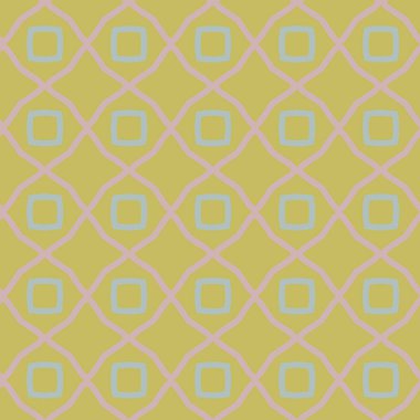 Geometrik şekilli kusursuz desen, vektör illüstrasyonu