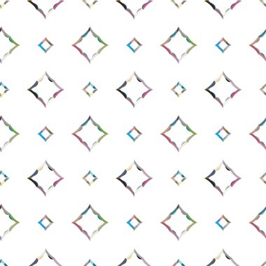 Kafeste geometrik desen var. Kusursuz vektör illüstrasyonu. 
