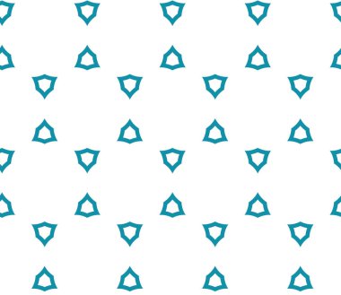 Geometrik şekilli kusursuz desen, vektör illüstrasyonu