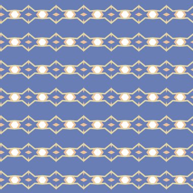 Geometrik şekilli kusursuz desen, vektör illüstrasyonu