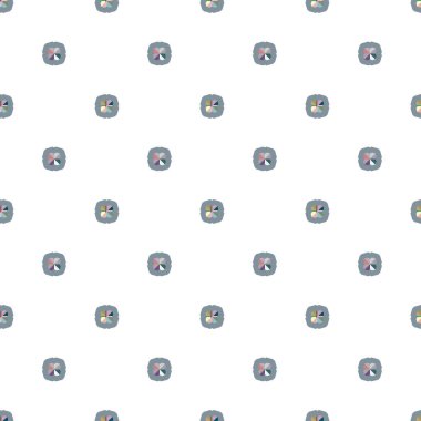 soyut kaleydoskop kumaş dikişsiz arkaplan, vektör illüstrasyonu 