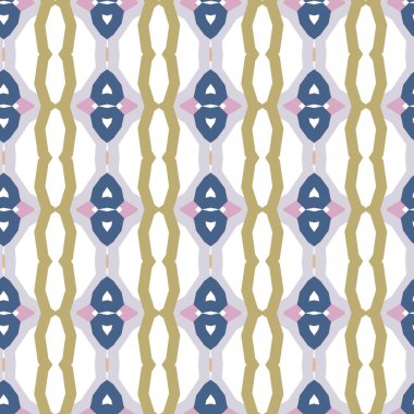 soyut kaleydoskop kumaş dikişsiz arkaplan, vektör illüstrasyonu 