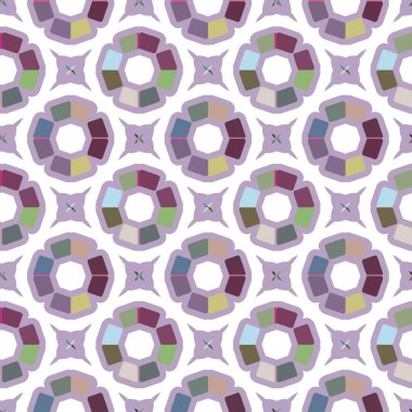 soyut kaleydoskop kumaş dikişsiz arkaplan, vektör illüstrasyonu 