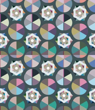 soyut kaleydoskop kumaş dikişsiz arkaplan, vektör illüstrasyonu 