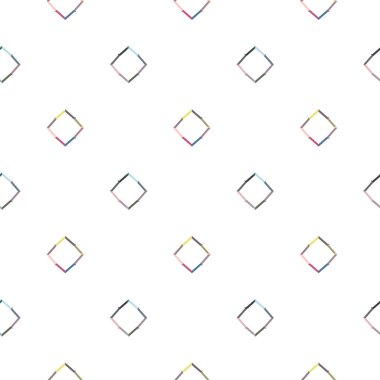 Geometrik şekilli kusursuz desen, vektör illüstrasyonu