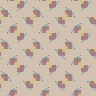 soyut kaleydoskop kumaş dikişsiz arkaplan, vektör illüstrasyonu 