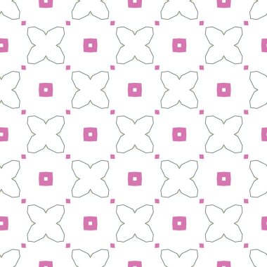 Soyut geometrik şekilli kusursuz desen