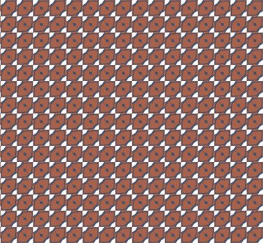 Geometrik şekilli kusursuz desen, vektör illüstrasyonu