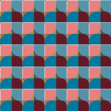 soyut kaleydoskop kumaş dikişsiz arkaplan, vektör illüstrasyonu 