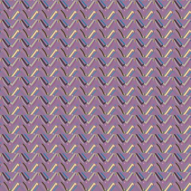 Geometrik şekilli kusursuz desen, vektör illüstrasyonu