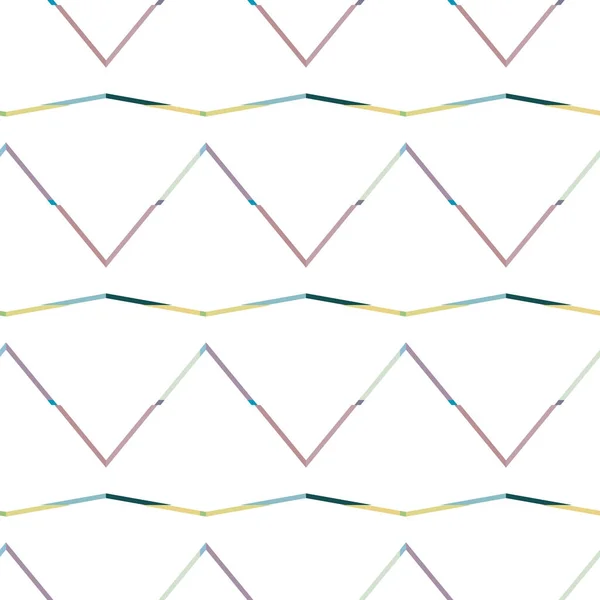 Nahtloses Muster Mit Geometrischen Formen Vektorillustration — Stockvektor