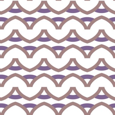 Geometrik şekilli kusursuz desen, vektör illüstrasyonu