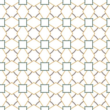 Geometrik şekilli kusursuz desen, vektör illüstrasyonu