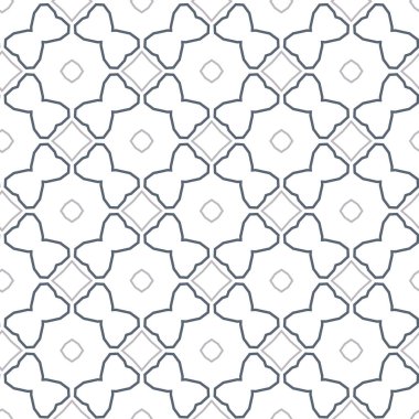 Geometrik şekilli kusursuz desen, vektör illüstrasyonu