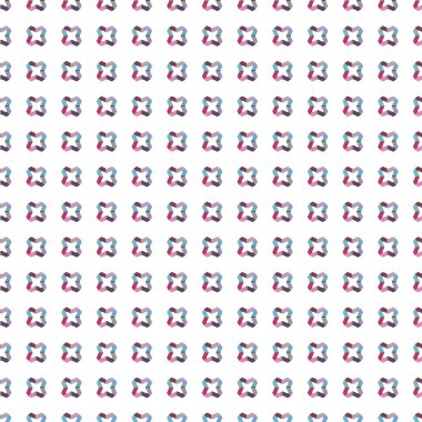 Geometrik şekilli kusursuz desen, vektör illüstrasyonu